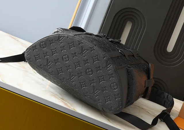 Louis Vuitton Backpacks Monogram flap backpack with buckle straps and side pockets product detail image 11