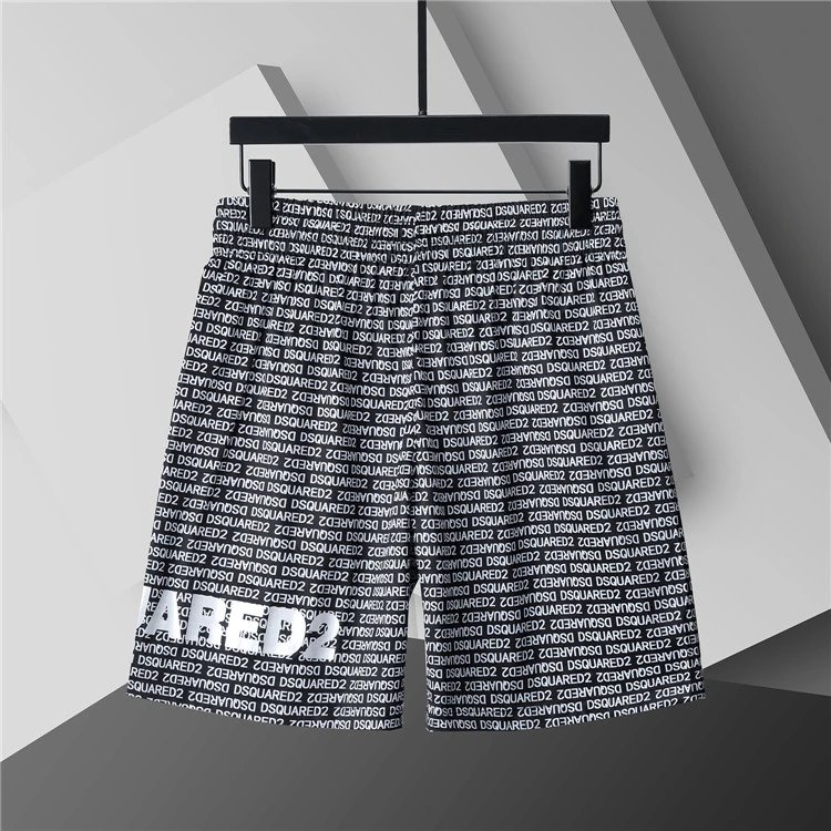 Dsquared2 Logo Print Red Swim Shorts - 8