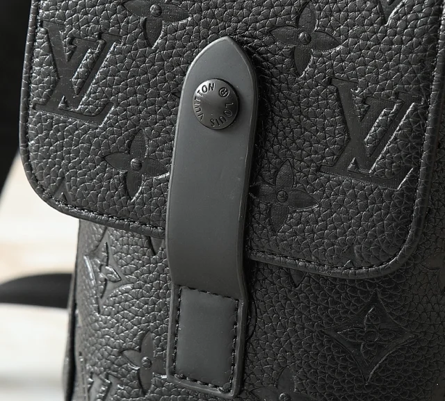 Louis Vuitton Backpacks Monogram flap backpack with buckle straps and side pockets product detail image 9