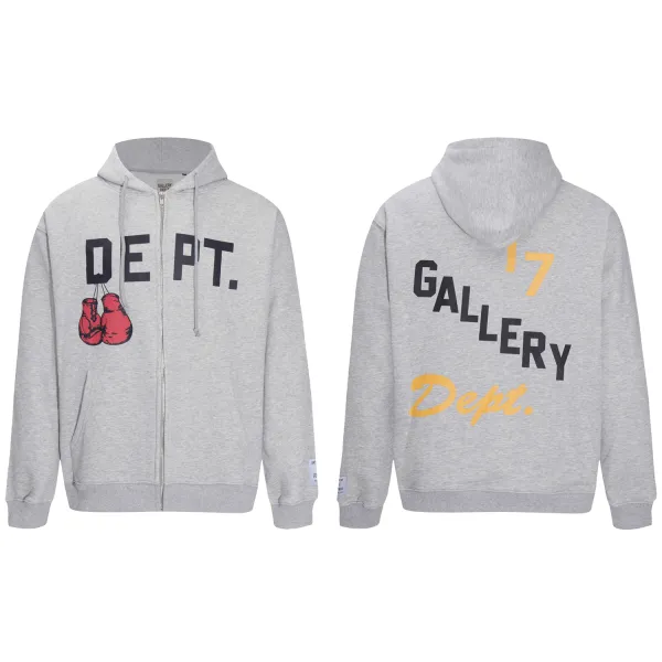 Gallery Dept. Dept. de la Galerie Black Zip-Up Hoodie - 16