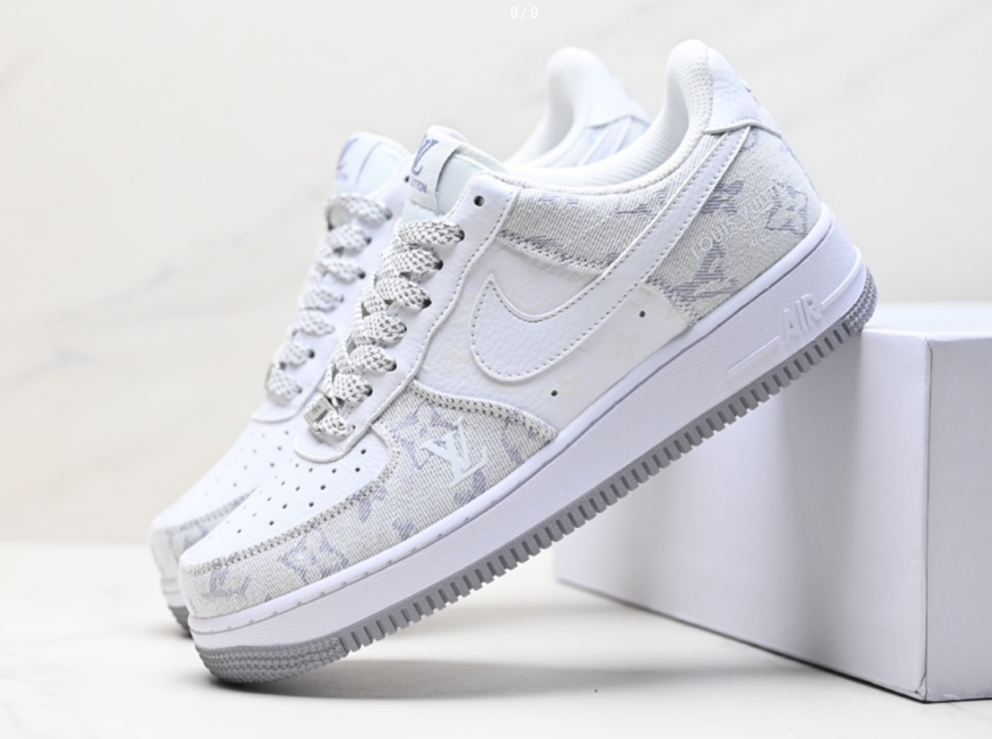 Nike Air Force 1 Low Louis Vuitton White Monogram