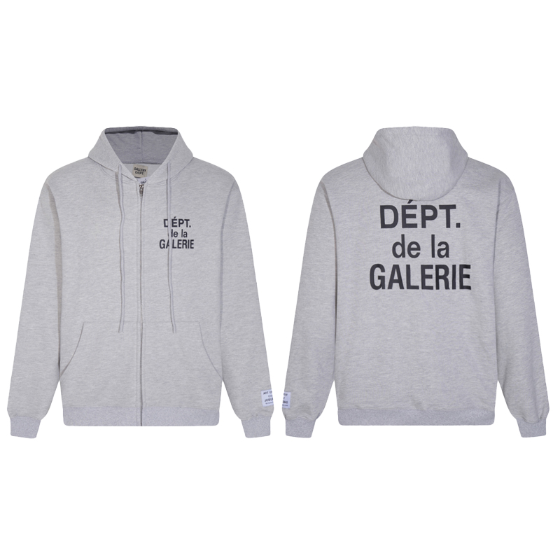 Gallery Dept. Dept. de la Galerie Black Zip-Up Hoodie - 14