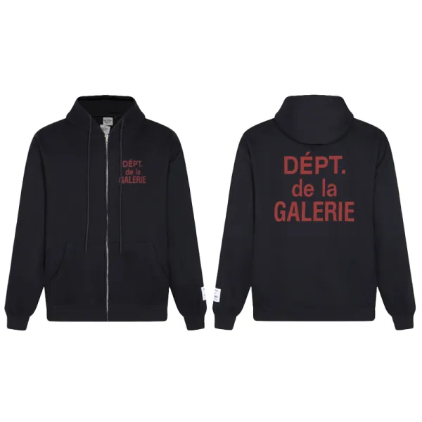 Gallery Dept. Dept. de la Galerie Black Zip-Up Hoodie - 13