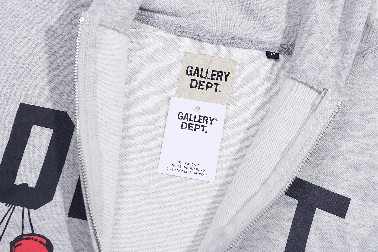 Gallery Dept. Dept. de la Galerie Black Zip-Up Hoodie - 17