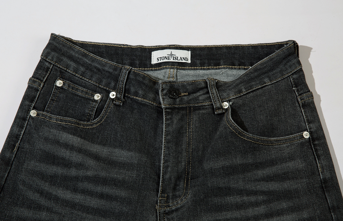 Design Slim Fit Dark Wash Jeans product detail 9 in Litbuy spreadsheet finds
