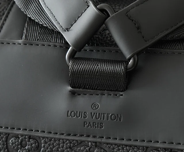 Louis Vuitton Backpacks Monogram flap backpack with buckle straps and side pockets product detail image 8