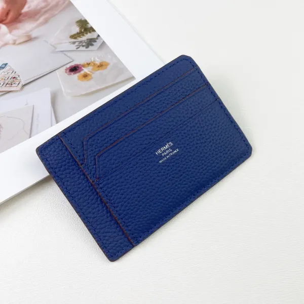 Hermès Card Holder in Fuchsia Togo Leather Wallets - 26