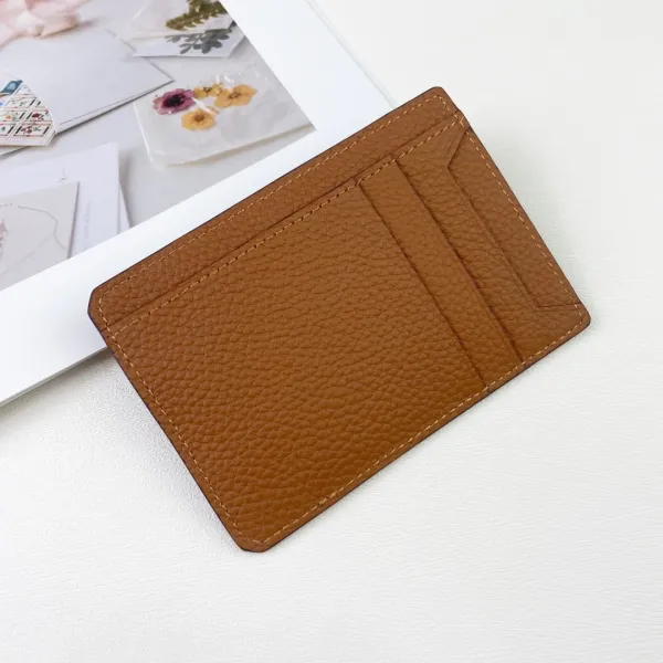 Hermès Card Holder in Fuchsia Togo Leather Wallets - 16