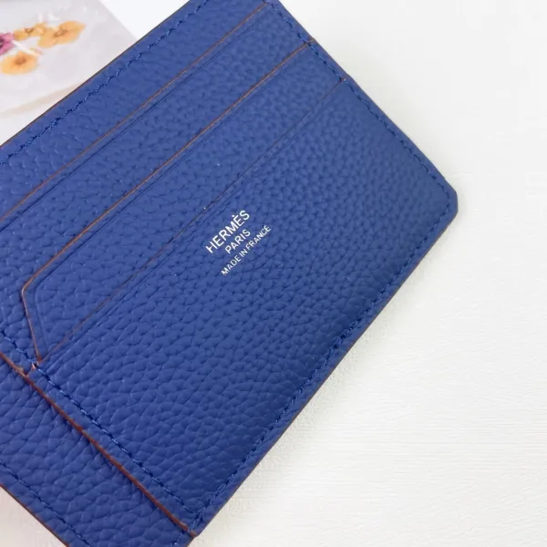 Hermès Card Holder in Fuchsia Togo Leather Wallets - 24