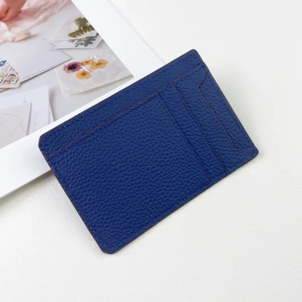 Hermès Card Holder in Fuchsia Togo Leather Wallets - 25