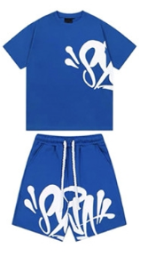 Deep Blue Short Sleeve Set -1