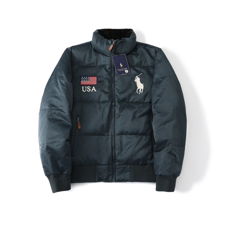 靛蓝色国旗刺绣