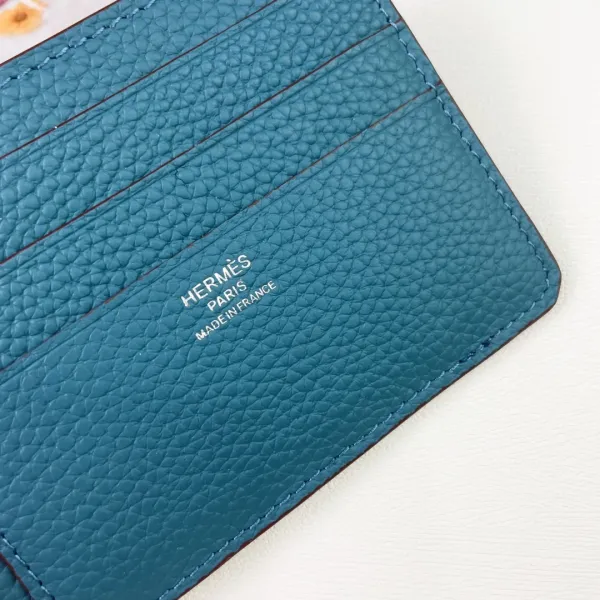 Hermès Card Holder in Fuchsia Togo Leather Wallets - 27