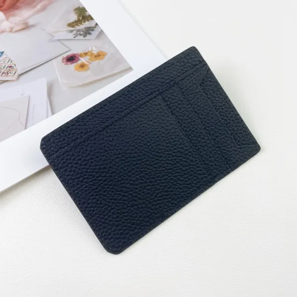 Hermès Card Holder in Fuchsia Togo Leather Wallets - 13