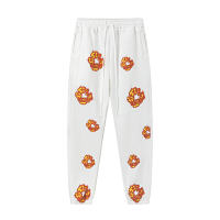 White flame pants