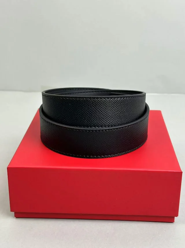 Ferragamo Belts Gancini buckle belt with embossed Gancini-pattern strap product detail image 20