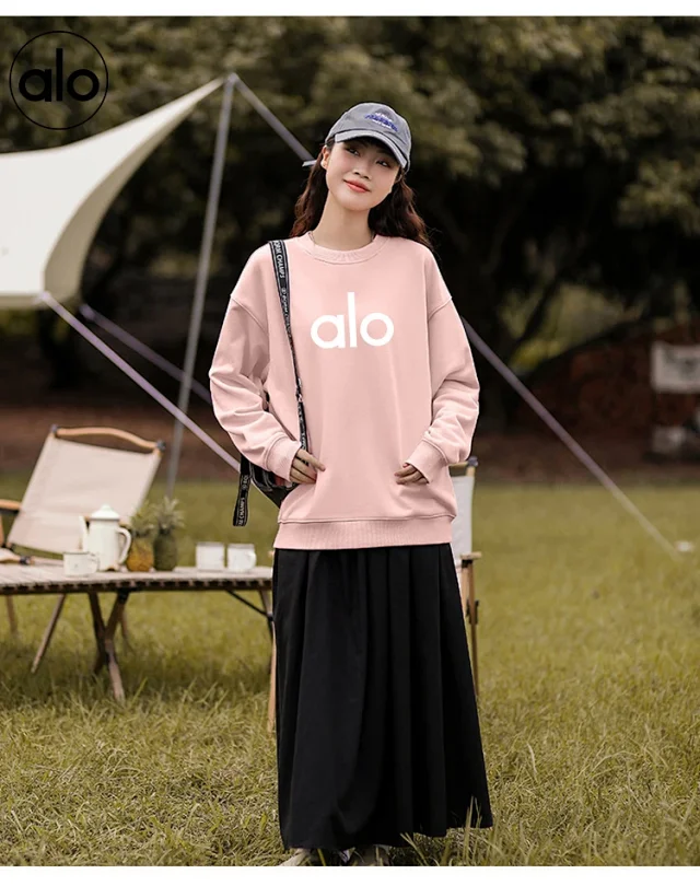 Alo Hoodies & Sweatshirts Oversized Logo Pullover product detail image 13