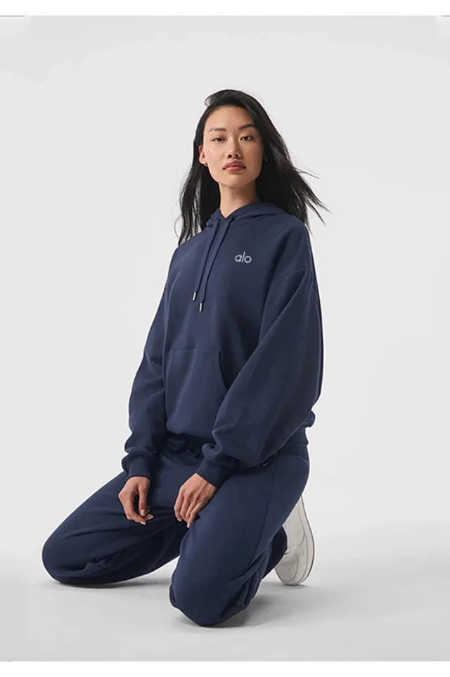 Alo Hoodies & Sweatshirts Oversized Logo Pullover product detail image 18