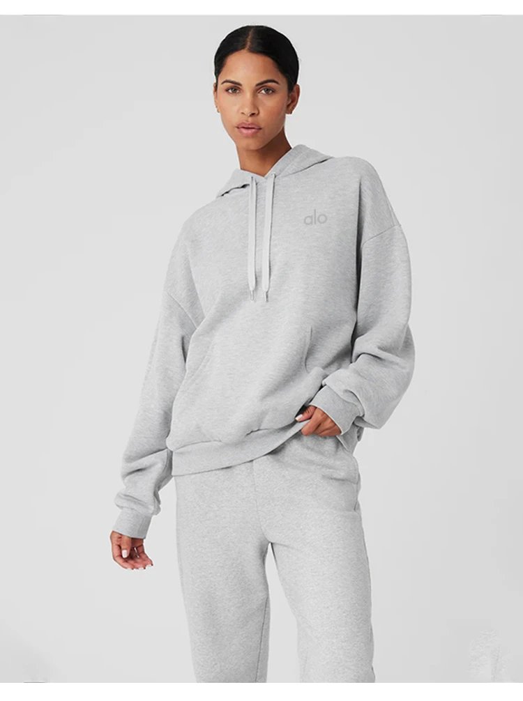 Alo Hoodies & Sweatshirts Oversized Logo Pullover — 32