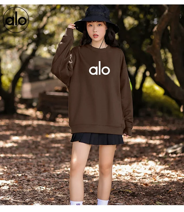 Alo Hoodies & Sweatshirts Oversized Logo Pullover product detail image 11