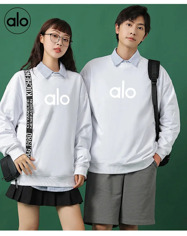 Alo Hoodies & Sweatshirts Oversized Logo Pullover product detail image 12