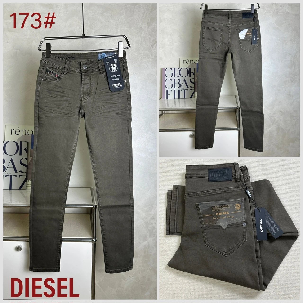 Diesel Sleenker 609# Dark Wash Skinny Jeans - 4