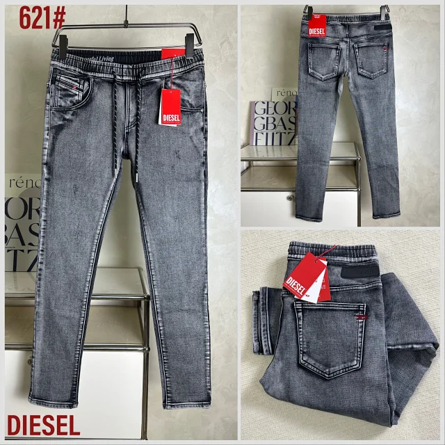Diesel Jeans Five-pocket faded product detail image 9