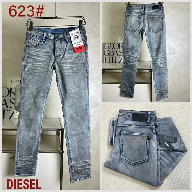 Diesel Jeans Five-pocket faded product detail image 4