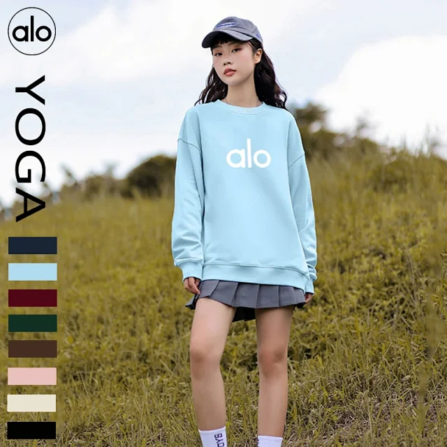 Alo Hoodies & Sweatshirts Oversized Logo Pullover product detail image 9