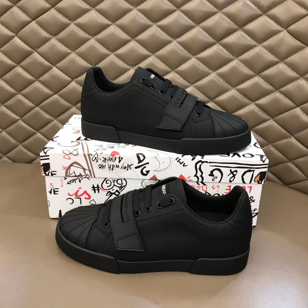 Dolce Gabbana Portofino Strap Low All Black