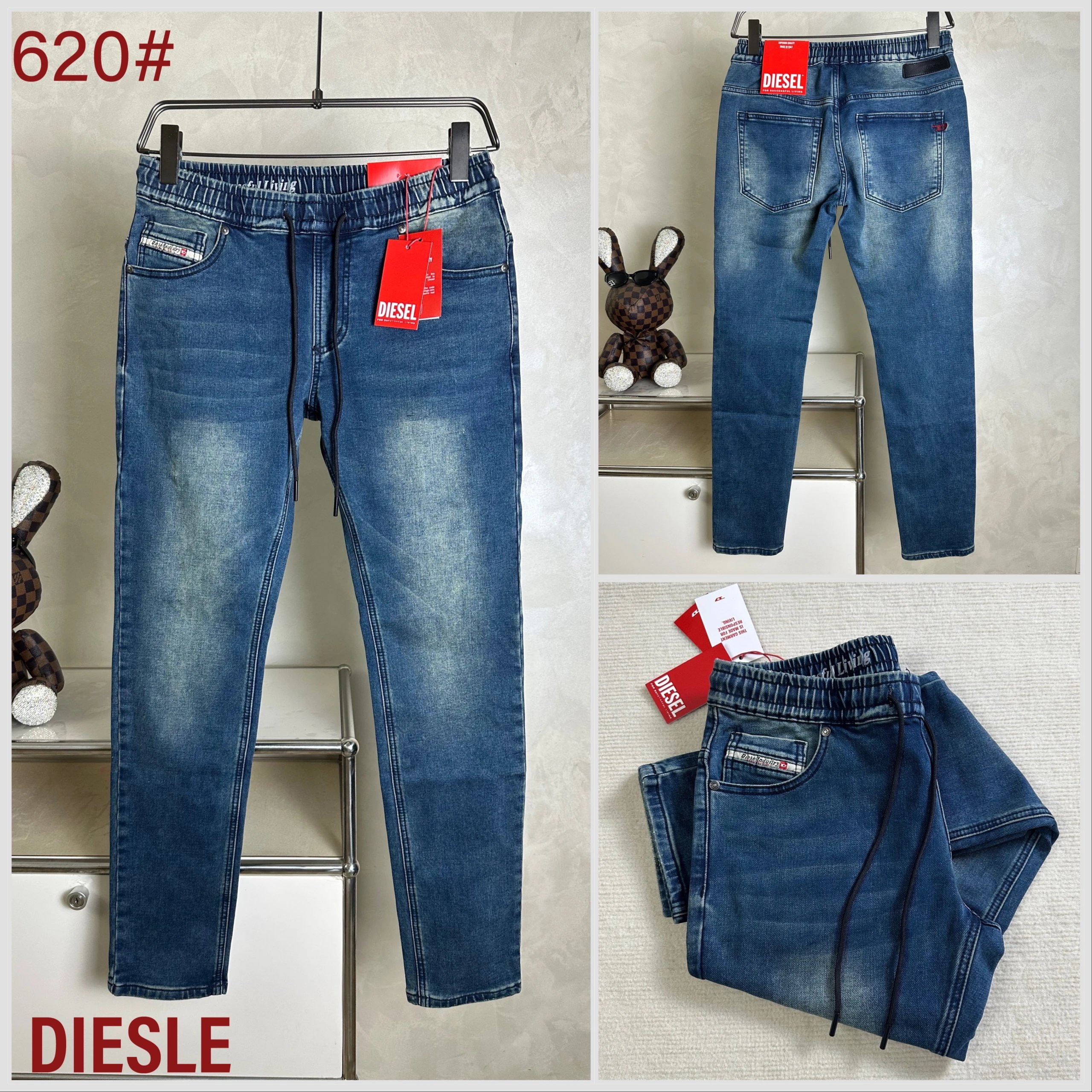 Diesel Sleenker 609# Dark Wash Skinny Jeans - 7