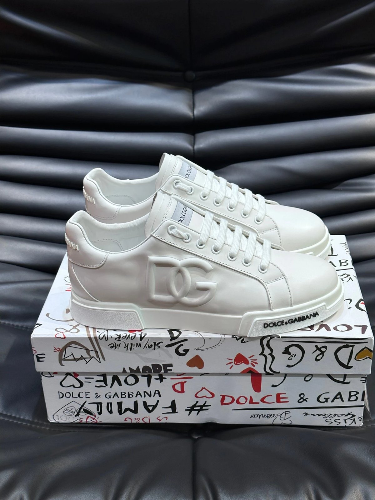 Dolce & Gabbana Leopard Print DG Logo Chunky Sneakers product detail 16 in Litbuy spreadsheet finds