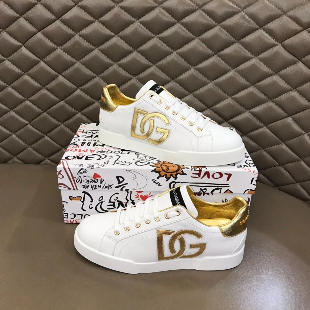 Dolce Gabbana Portofino DG Patch White Gold