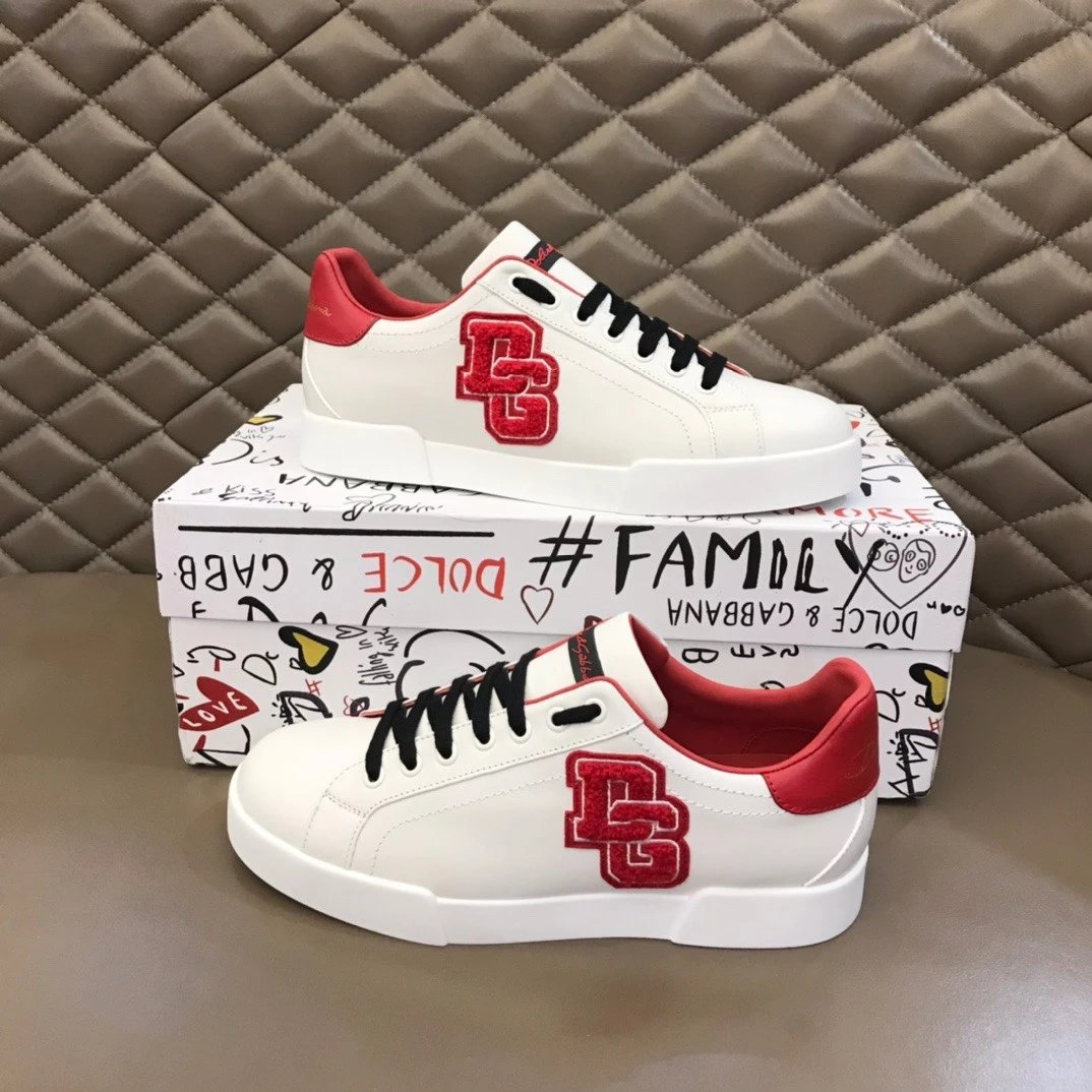 Dolce Gabbana Portofino DG Patch White Red