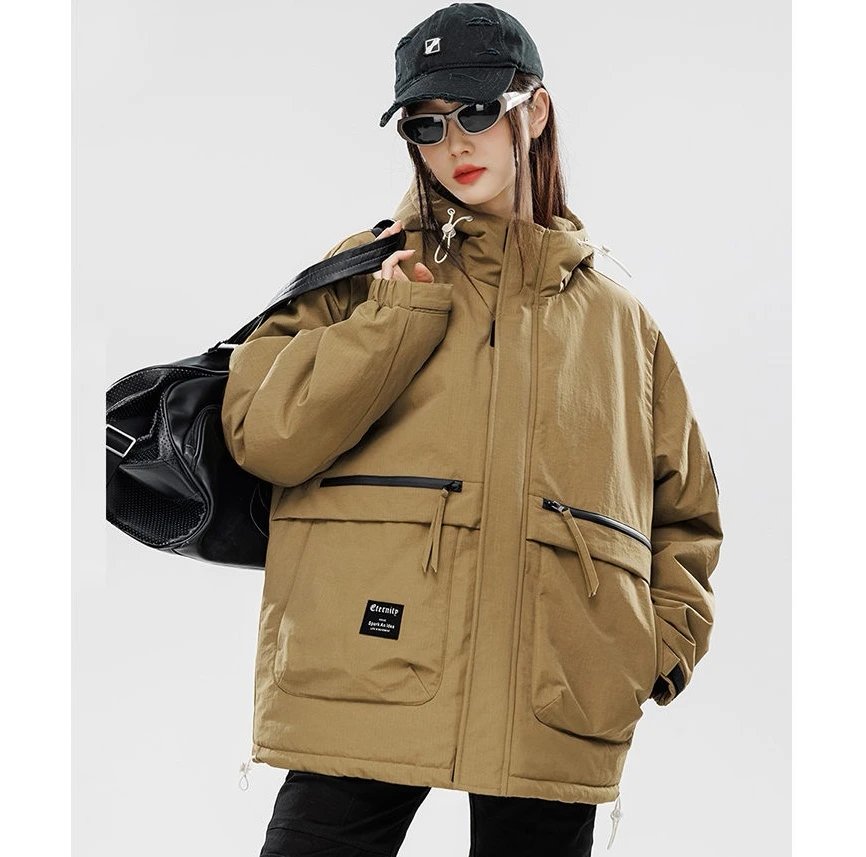Design Eternity Parka Jacket Khaki Outerwear Outerwear.parka - 26