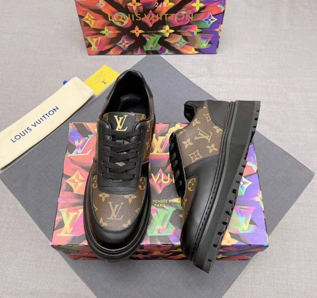 Louis Vuitton Sneakers Low-Top Monogram Lug-Sole product detail image 9