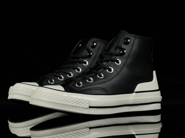 Converse Chuck 70 High Black and White Leather Sneakers Canvas Shoes product listing in Litbuy spreadsheet finds
