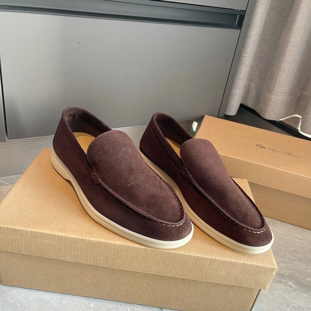 Santoni Loafer Suede Burgundy