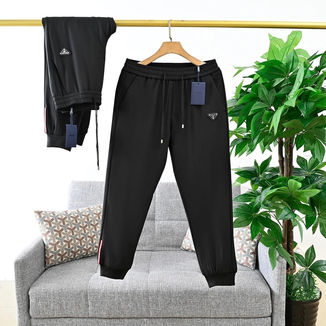 Prada Trousers Drawstring jogger with elastic cuffs image 2