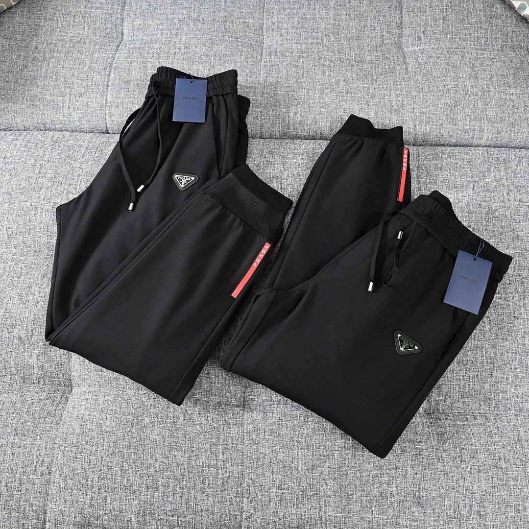 Prada Trousers Drawstring jogger with elastic cuffs image 7