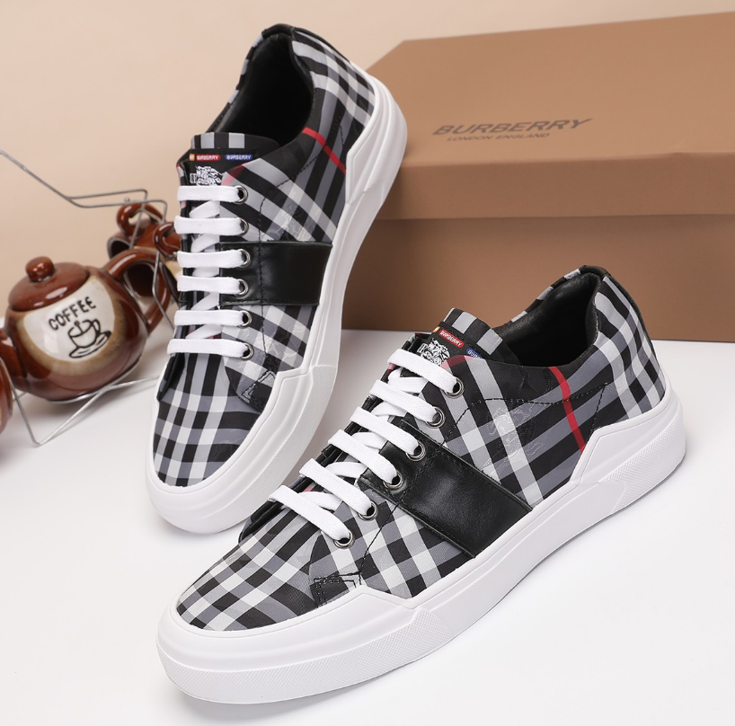 Burberry Classic Check Low Sneaker Tan Beige