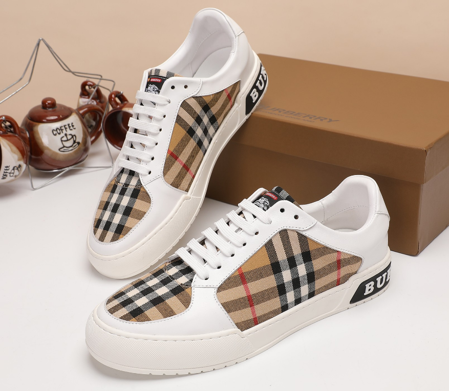 Burberry Sneakers White Checkered