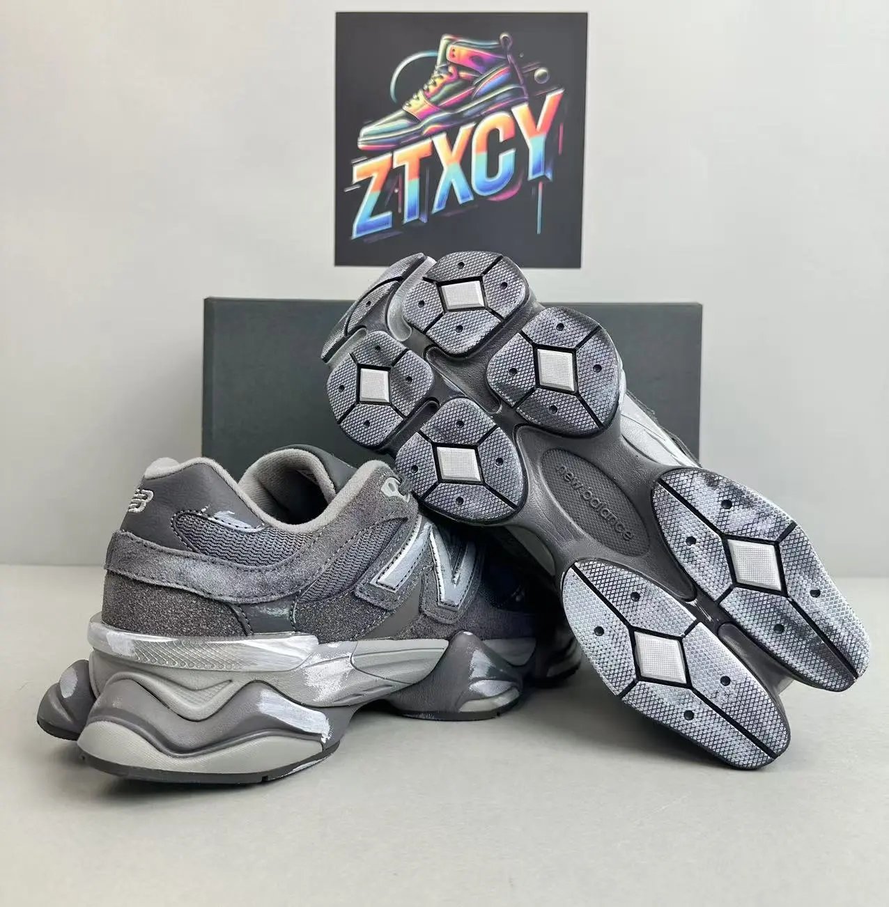 New Balance 9060 Grey Dark Grey