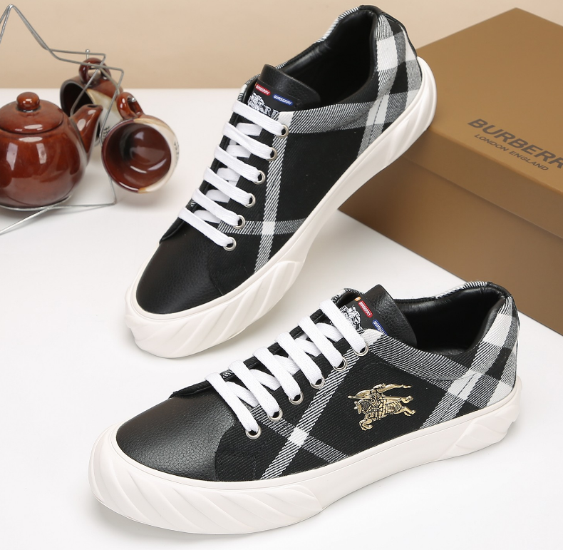 Burberry Classic Check Low Sneaker Black White