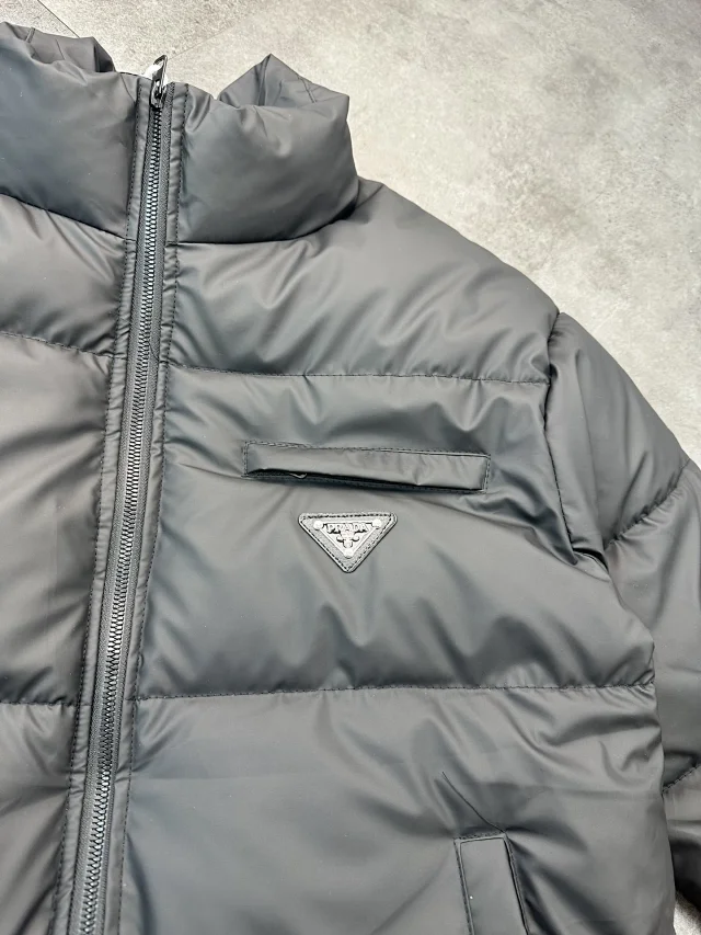 Prada Down Jackets Hooded and Stand-Collar Puffer product detail image 8