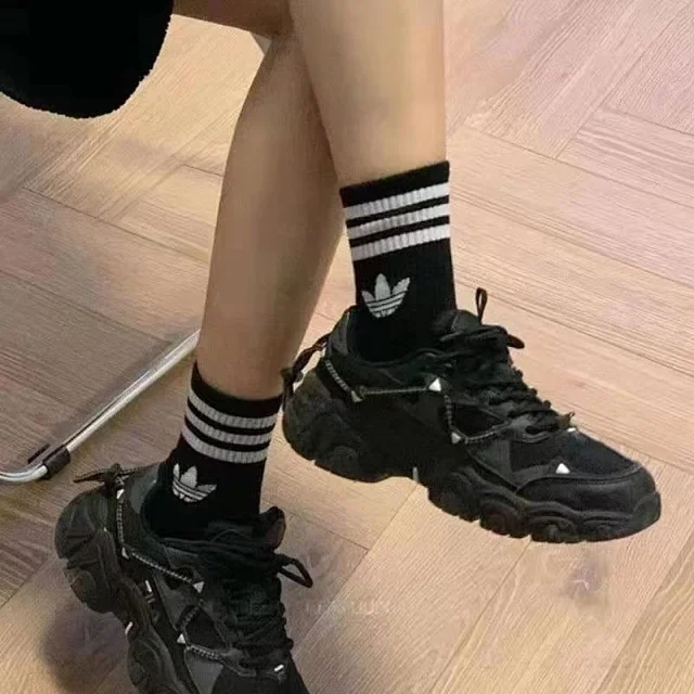 Adidas Socks Trefoil striped crew product detail image 6