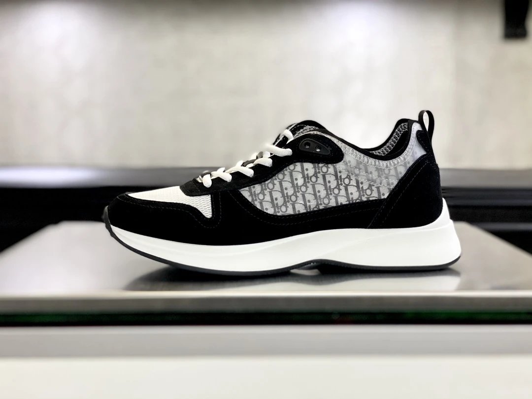 Dior B22 Sneaker Black Grey Oblique
