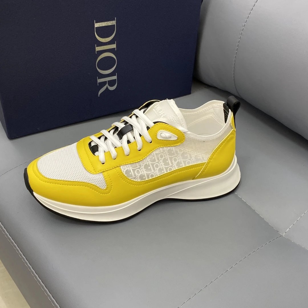Dior B25 Runner Yellow White Oblique