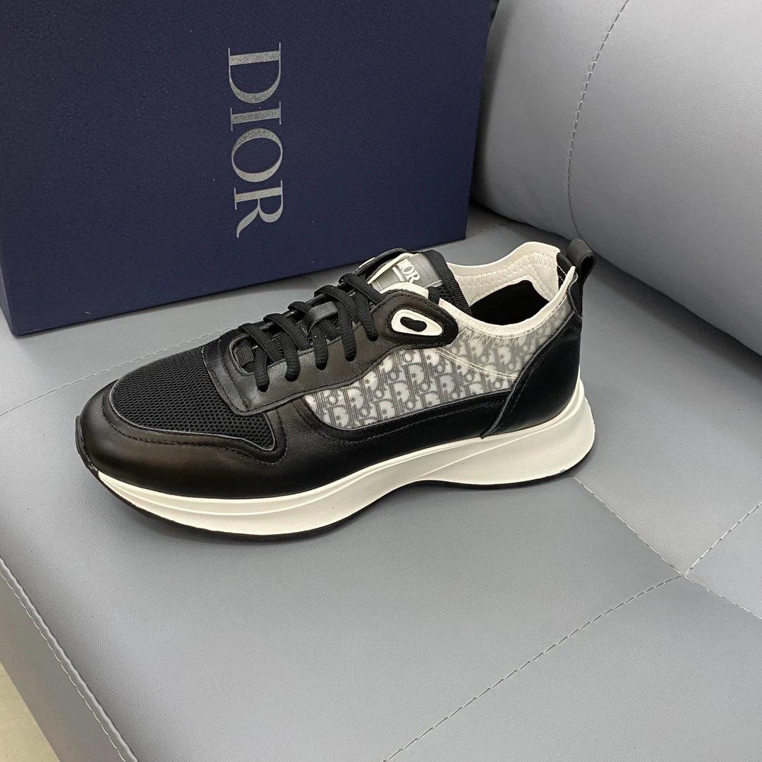 Dior B25 Runner Black Grey Oblique