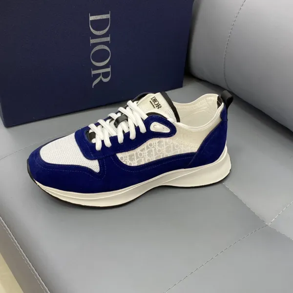 Dior B23 Oblique Black and White Sneakers - 15